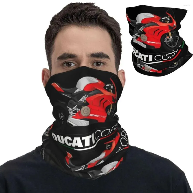 Sjaals Ducatis Panigale V4r Bandana nekomslag bedrukte magische sjaal warm hoofddeksels rijden voor mannen vrouwen volwassen wasbaar