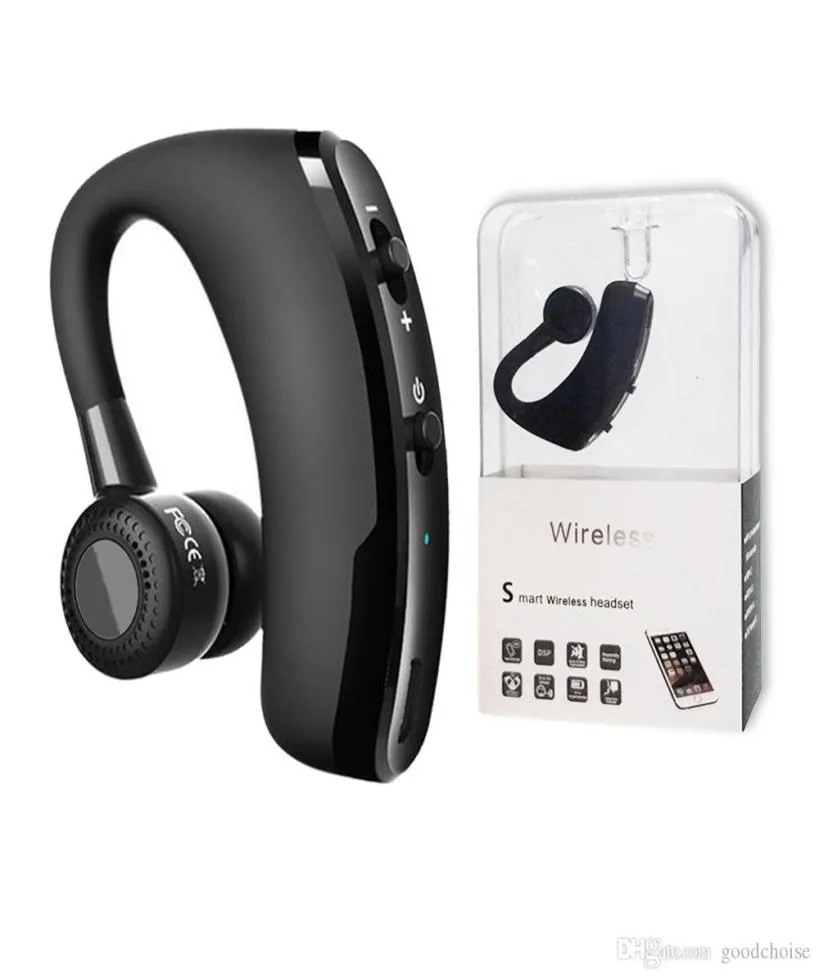 Сравните с аналогичными предметами v9 v8 наушники Bluetooth Heasphones в руках беспроводная гарнитура для бизнес -гарнитуры Call Sports Earb621709