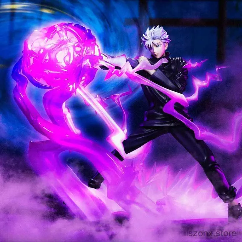 Action Toy Figures 18cm Jujutsu Kaisen Figur Gojo Satoru Anime Action Figur PVC Gojo figur Ornament Staty Model Toys for Kids Gift Collection