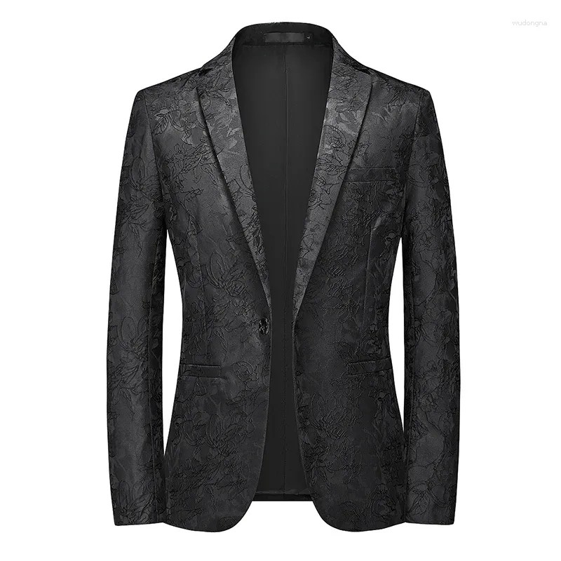 Trajes para hombres Fashion Boutique Boutique Business Blazer Diseño de diseño estampado personalizado