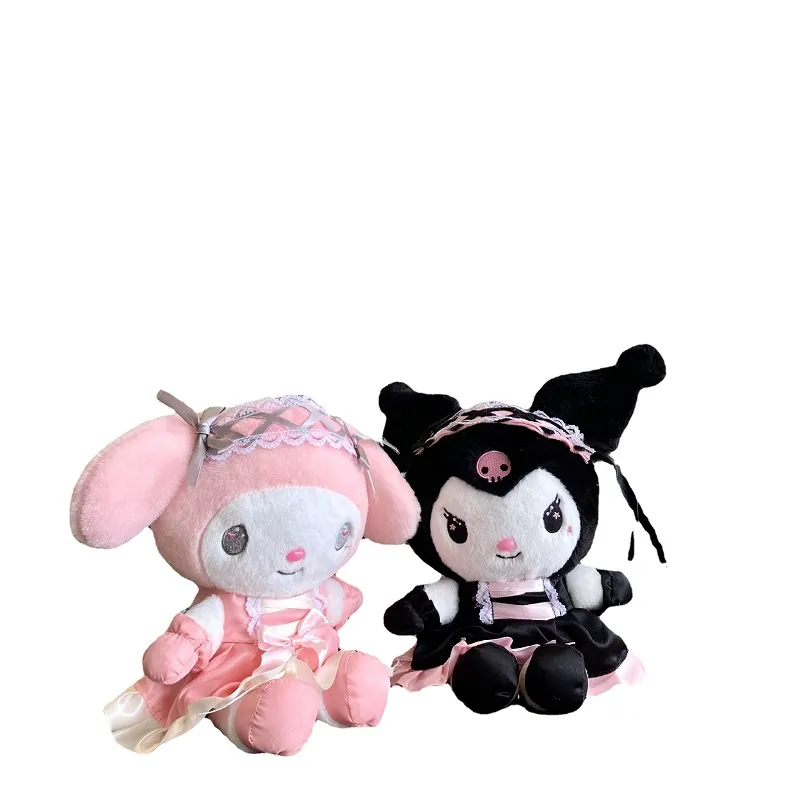 Factory Wholesale 2 Styles de 23cm Kuromi Toys Mymelody Animation entourant les poupées et les cadeaux pour enfants