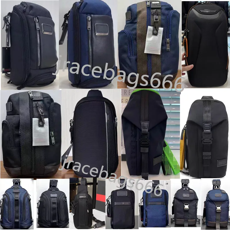 Tum Men McLares Bolística de Nylon Bolística Bolsa Chegada Chegada Alfa Bravo Bolsa Crossbody Tums Casual Tahoe Bolsa de Mensageiro de ombro Casual Esports Man Ipad Saco de peito de alta qualidade