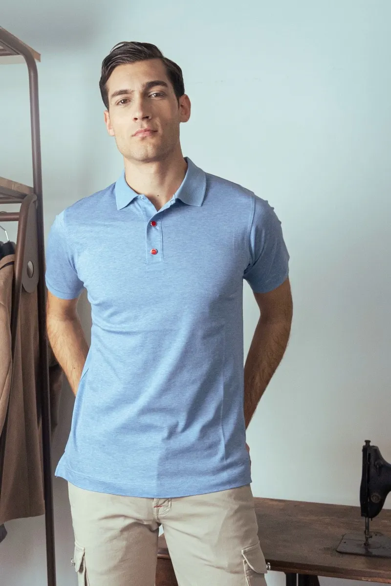 Summer Essential: Premium Pima Cotton T-Shirt Polo for Men