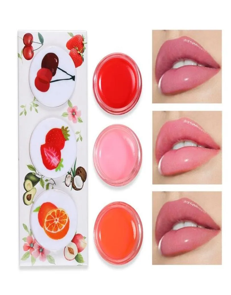 TTEAYASON 3pcsset of lip membrane sleep lip gloss moisturizing lipstick nourishing lip gloss color crystal lipstick night cream T9174508