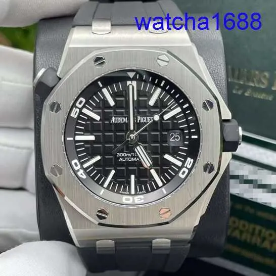 Swiss AP Wrist Watch Royal Oak Offshore Series Automatic Mechanical Mens Précision Steel Sports Lociers Gentleman Luxury Watch 15710ST