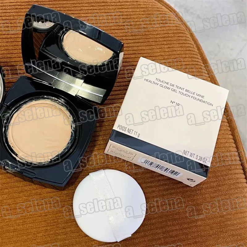 Gesicht Make -up gesundes Glow Gel Touch Fundament Fundament Luftkissen Creme Feuchtigkeitsfeuchtigkeitsfeuchtigkeitsweißhellende Concealer 2 Farben