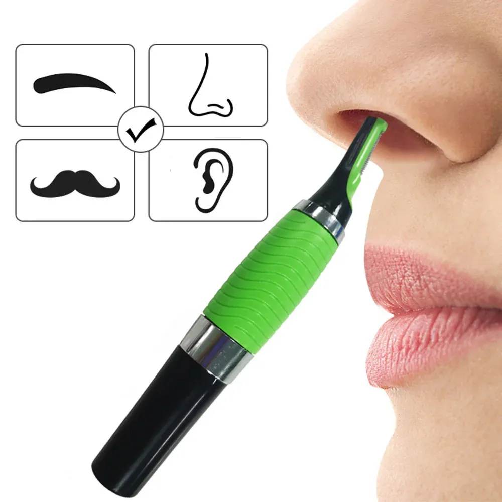 Trimage des cheveux de nez Implémentation de l'élimination des hommes Rasoir Clipper pour le rasoir du nez Rasoir Ner Clean Trimmer Razor Accessoires 240401