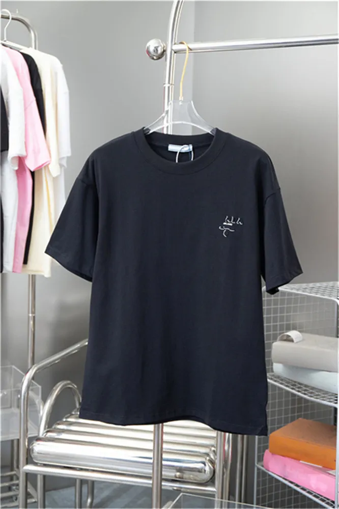デザイナーTシャツ男性女性ファッションシャツクラシッククラシックラグジュアリーロゴヒップホップTシャツ通気性快適純綿半袖B5
