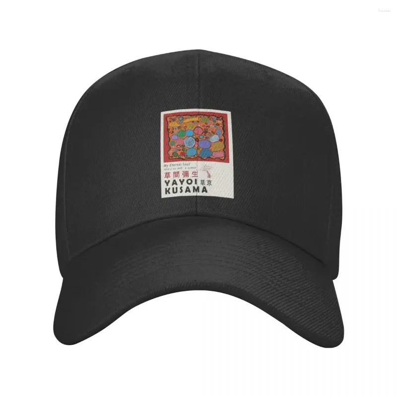 Caps de bola moda yayoi kusama abstrato cogumelo bolo de beisebol homem homem homem ajustável hat hat performance snapback