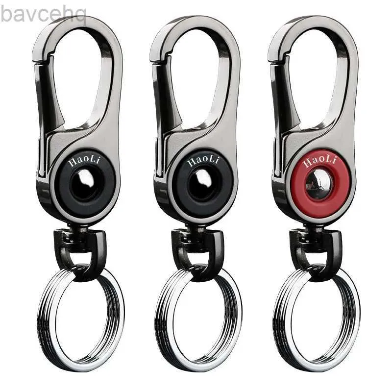 Keychains Lanyards Titanium Carabiner Key Clip EDC Key Ring Loop Hook Titanium Car Keychain Creative With Corkscrew Keychain Pendant Gift for Man D240417