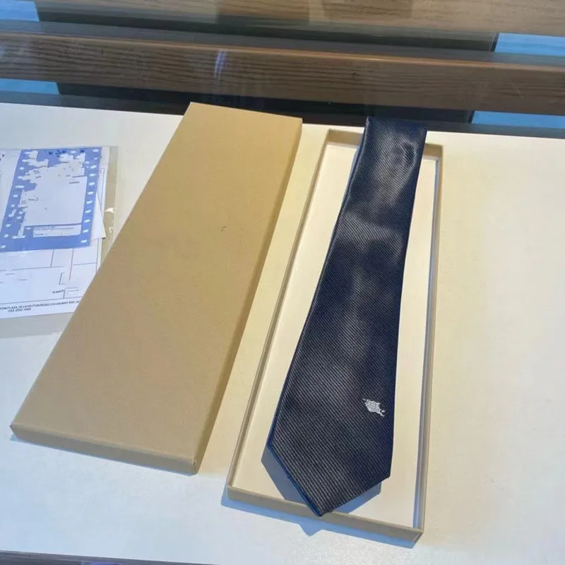Luxus neue Krawatten hochwertiger Designer 100% Krawatte Seiden Krawatte Schwarz Blau Jacquard Handgewebt für Männer Hochzeit Casual und Business Krawtie Fashion Hawaii Hals Krawatten Box 800