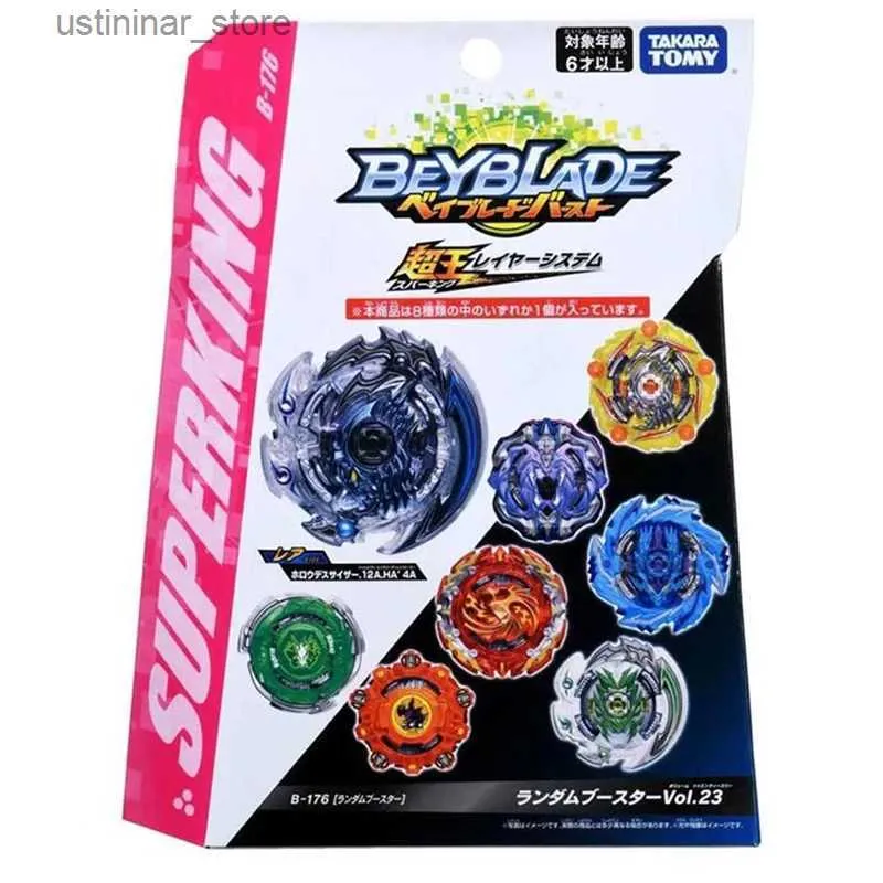 Beyblades Metal Fusion Original Takara Tomy Beyblade Burst Super King B176 Random 1pcs Blast Gyro Toy 8 Confirmed Package Toys L416