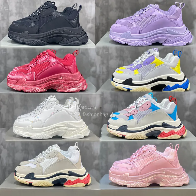 Triple s mens womens sneakers Designer shoes Clunky shoes Large silhouette platform Mens Sports Shoes Air cushion shoes womens sneaker running shoes Dad shoes