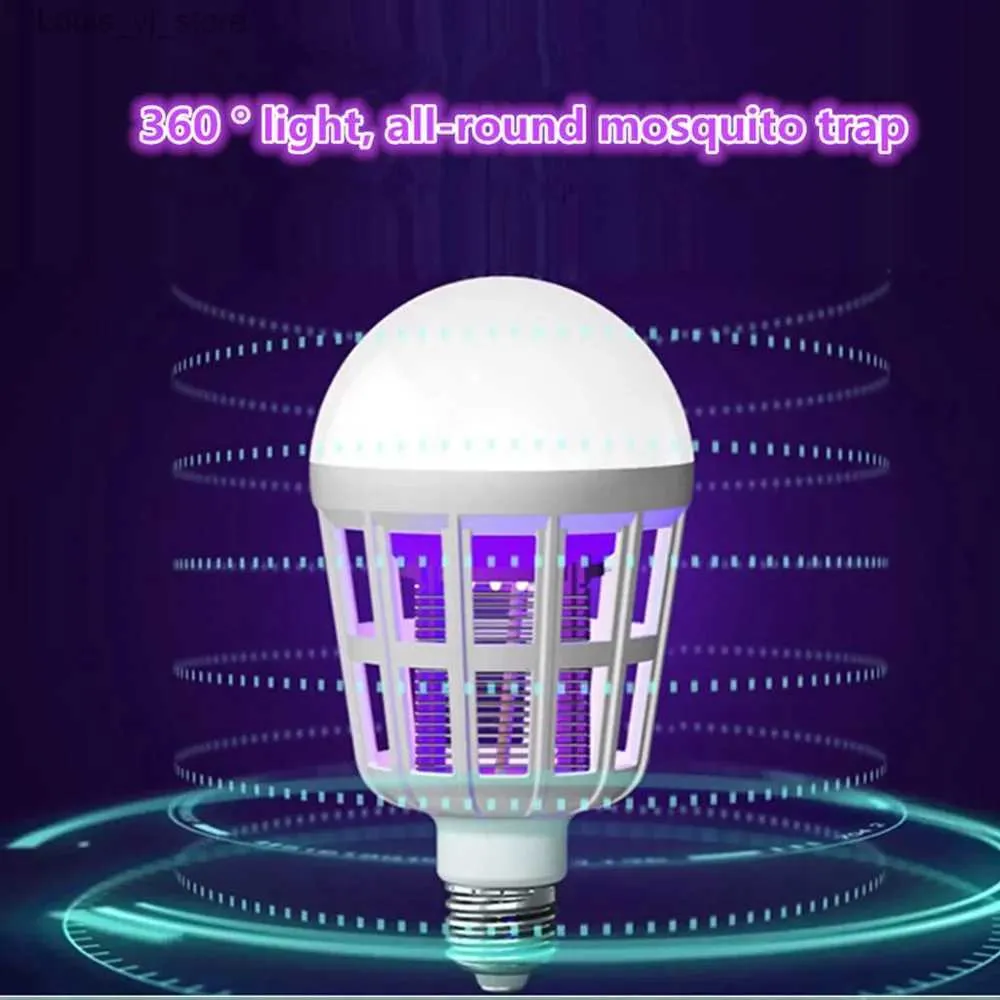 Mosquito Killer Lamps LED Mosquito Control Bulb E27 LED Bulb 6000k Household Mosquito Control Lamp Mosquito Repellent Lamp AC220V YQ240417