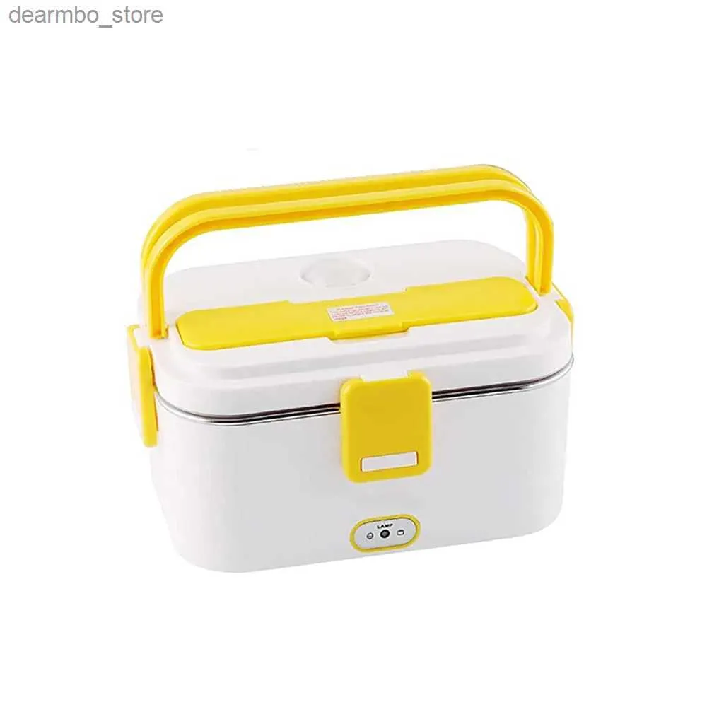 Bento Boxes 1.2L/1.8L Electric Lunch Box Stainless Steel Portable Lunchbox Thermal Car Food Heated Camping Bento for Women Kids Girls Bag L49