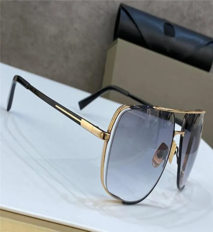 Luksusowe okulary przeciwsłoneczne Womans Fashion Midnight Special Style męskie okulary słoneczne Ochrona UV Men Designer Gradient Metal Meld 9543299