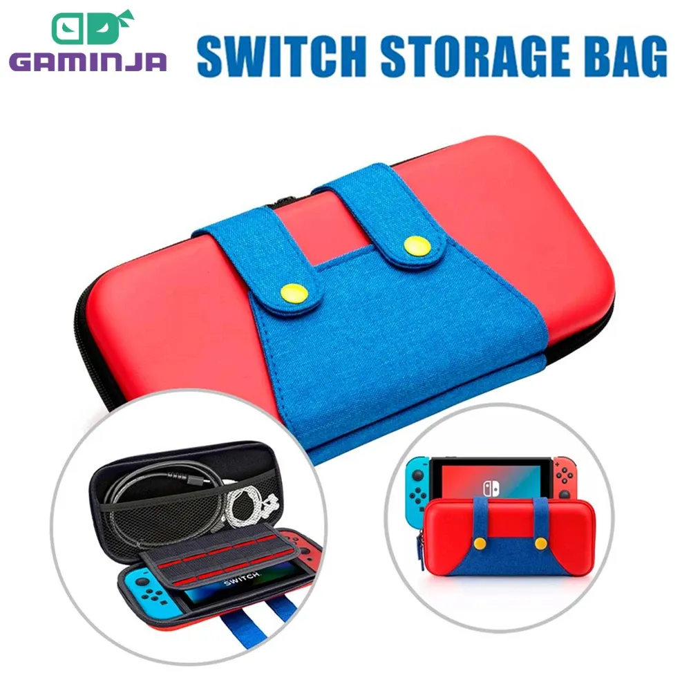 Cas pour Nintendo Switch Storage Sac de rangement portable NS Console Nintendo Switch Oled Game Accessoires de portage Sac classique imperméable