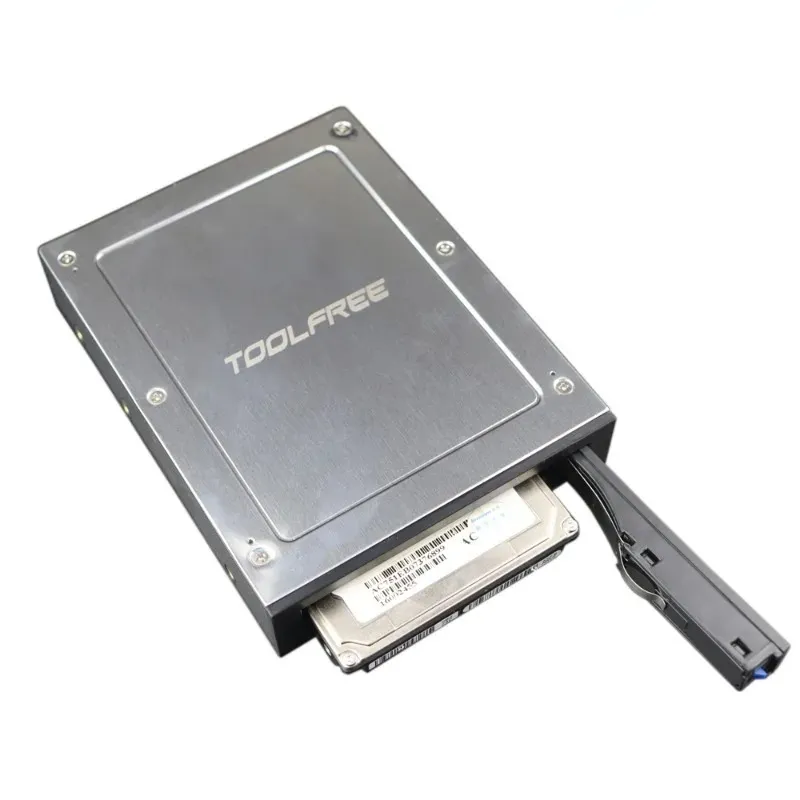 2024 2.5 بوصة إلى 3.5 بوصة الخليج المرن الداخلي SATA III 6GBPS رف محمول أقل من 2.5 "HDD SSD الصلبة العلبة الخلفية