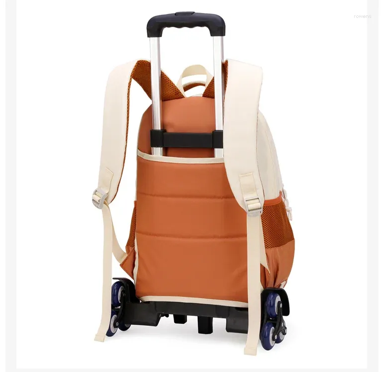 School Rolling Backpack with Wheels, Trolley School Bag, Wheeled