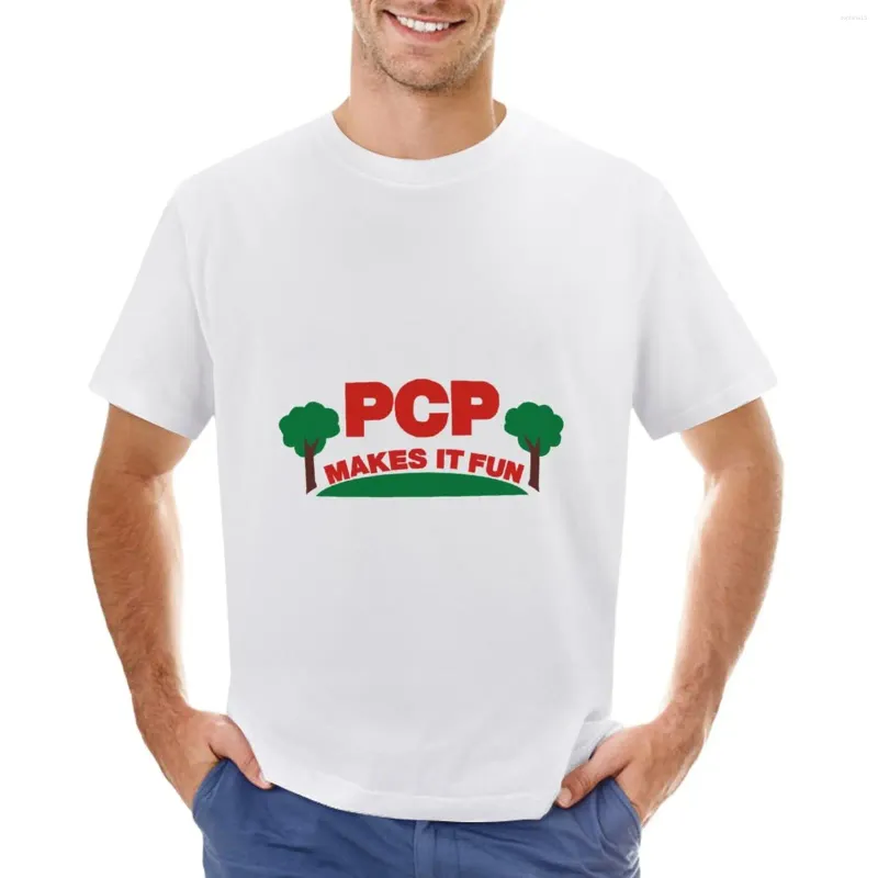 Men's Polos Parks Rec PCは楽しいTシャツの習慣を迅速に乾燥させるメンズグラフィックTシャツを大きくて背が高く