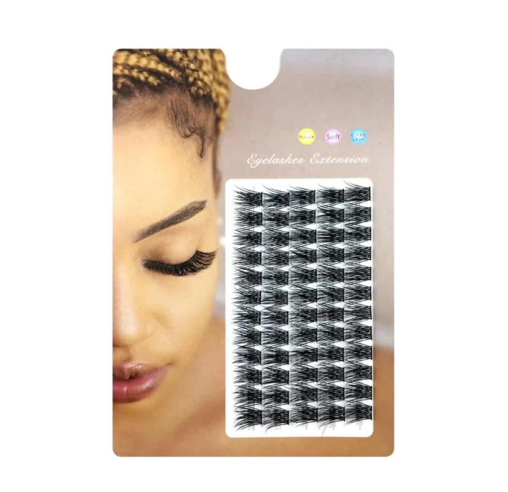 False Eyelashes Bundles Eyelash Beam Clusters Extension Individual Lashes Segments Fake Make Up Tools7680608