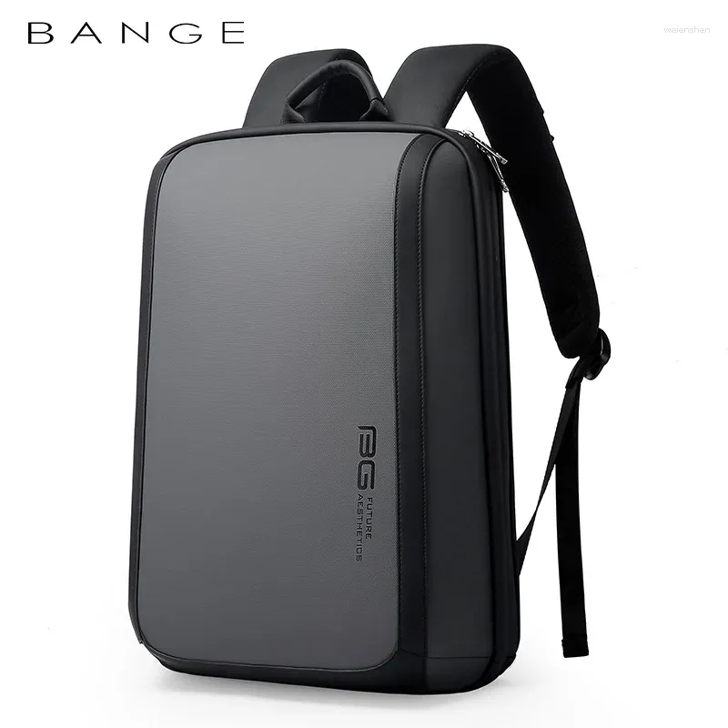 Backpack Bange Multicolor Multicolor maschi's Laptop Business Solid Simple Simple WaterFroof Fashion per uomini e donne