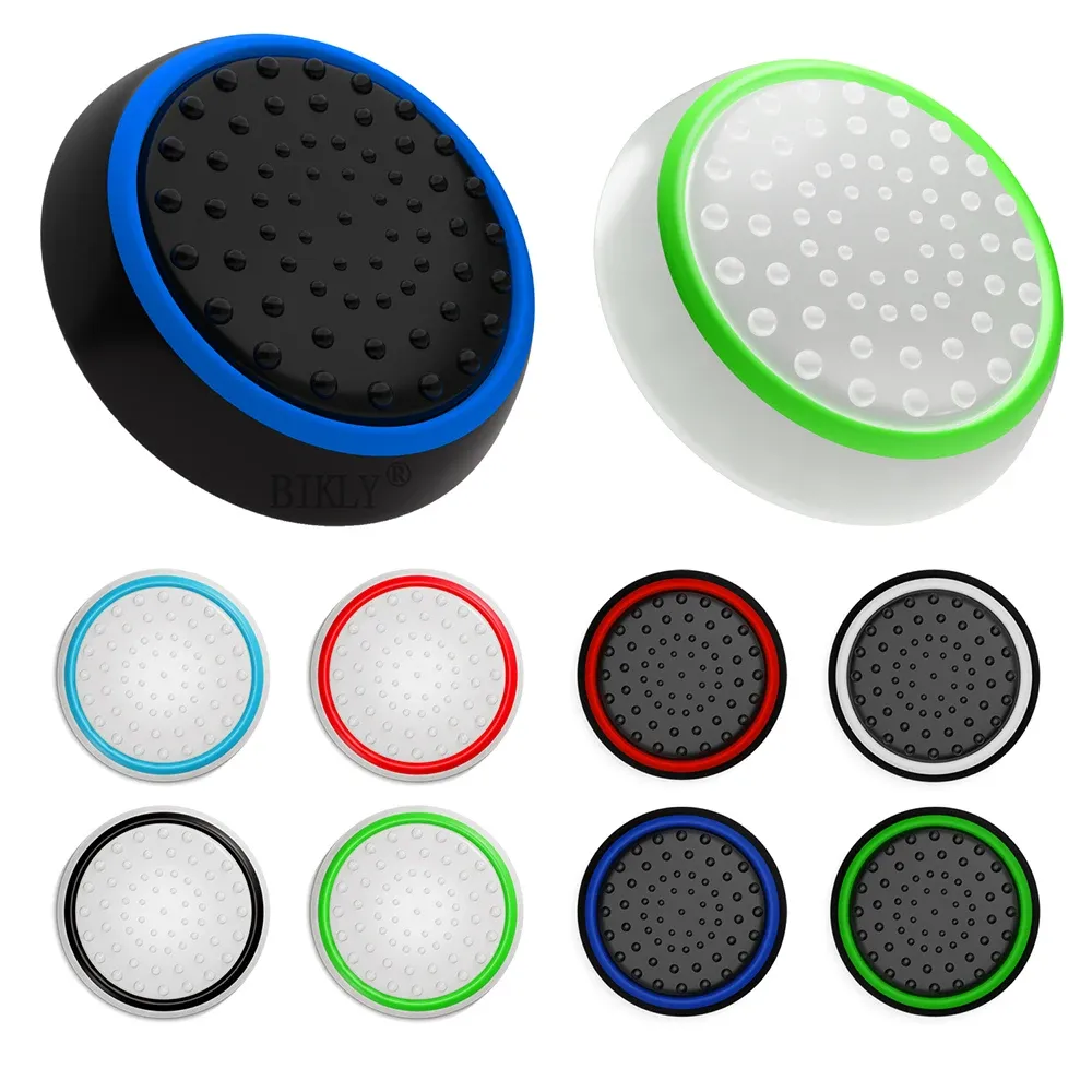 Speakers 4pcs Analog Joystick Luminous Thumb Stick Grip Caps Case for PS5 PS4 Xbox 360 One Series X Switch Pro Controller Cover Accessory