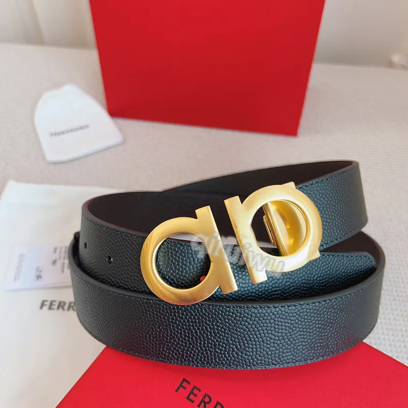 Reversible Leather Belt For Men And Women, High End Designer Style