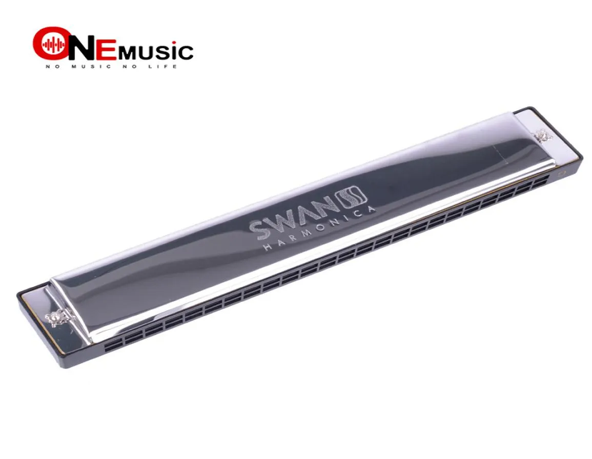 Swan SW244 Tremolo Harmonica 24 Holes 48 Tones C Key with Black Box8485862