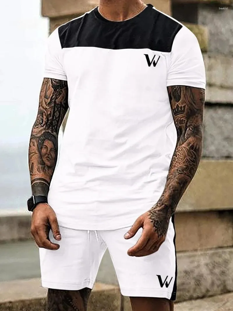 Chándal para hombres de rastreo de talla de talla de talla de talla deportiva camisetas impresas para hombres traje de camiseta