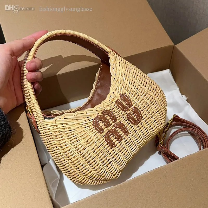 トレンディなビーチバッグレディースファッショナブルなハンドバッグデザイナーバッグレディース高品質の竹織りバッグアンダーアームバッグクロスボディバッグショルダーバッグ