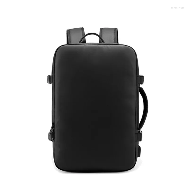 Zaino per uomini estesi per laptop di grandi dimensioni Laptop Office Work Backpacks USB Carica multifunzione Business unisex