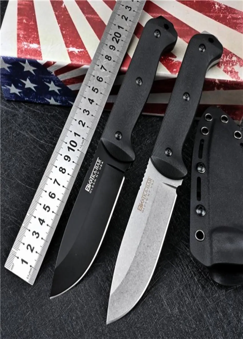 highquality Kabar BK2 Hunting knife D2 blade G10 handle camping outdoor Fishing Selfdefense Hiking EDC Tactical Combat tool BM2730231