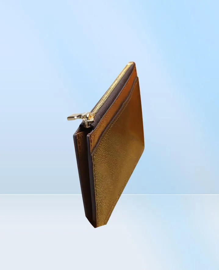 Topkwaliteit echte lederen houder luxurys ontwerpers mode handtas mannen dames039s munt kaarthouders zwarte lambskin mini wallet2827725