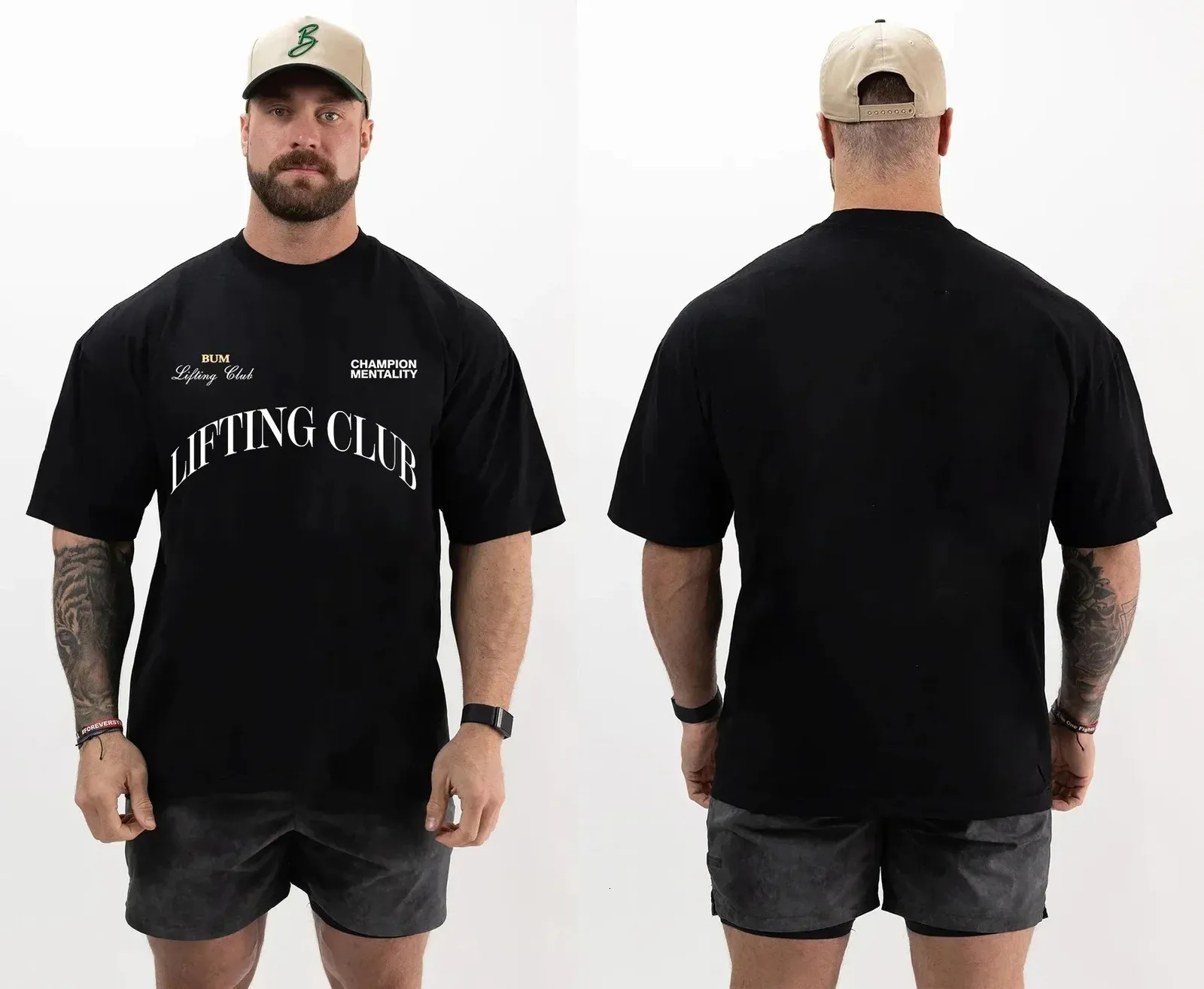 Chris Bumstead Tシャツプレワークアウトスポーツジム男性服綿 100% 高 
