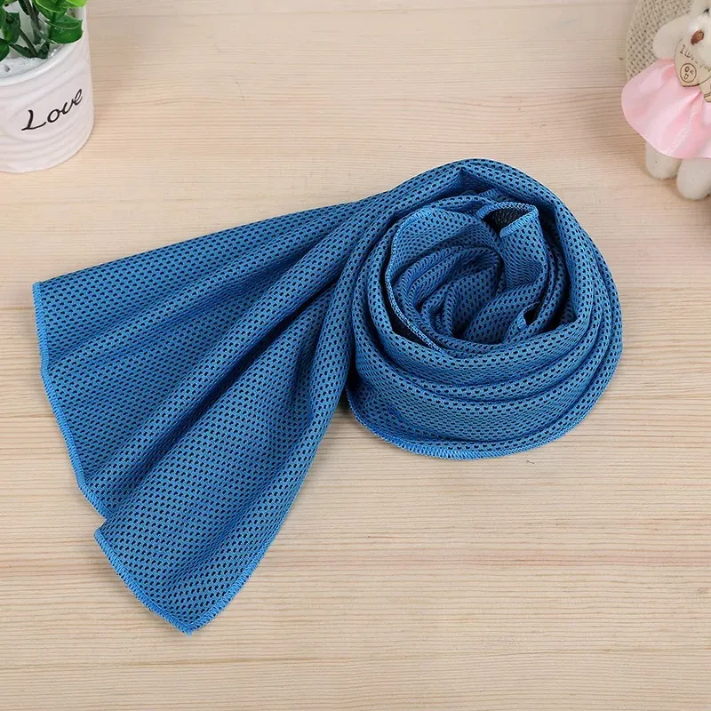 2024 Quick Dry Towel Heatstroke Prevention Cooling Gym Yoga Cold Washcloth Outdoor Cycling Running Football Basketball Sport Towels - Quick