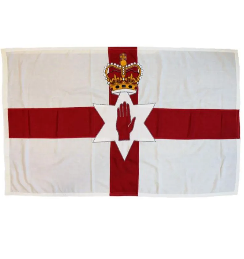 Флаги Северной Ирландии 3039x5039ft Country National Flags 150x90 см 100d Polyester Vivid Color с двумя медными Grommets5658606