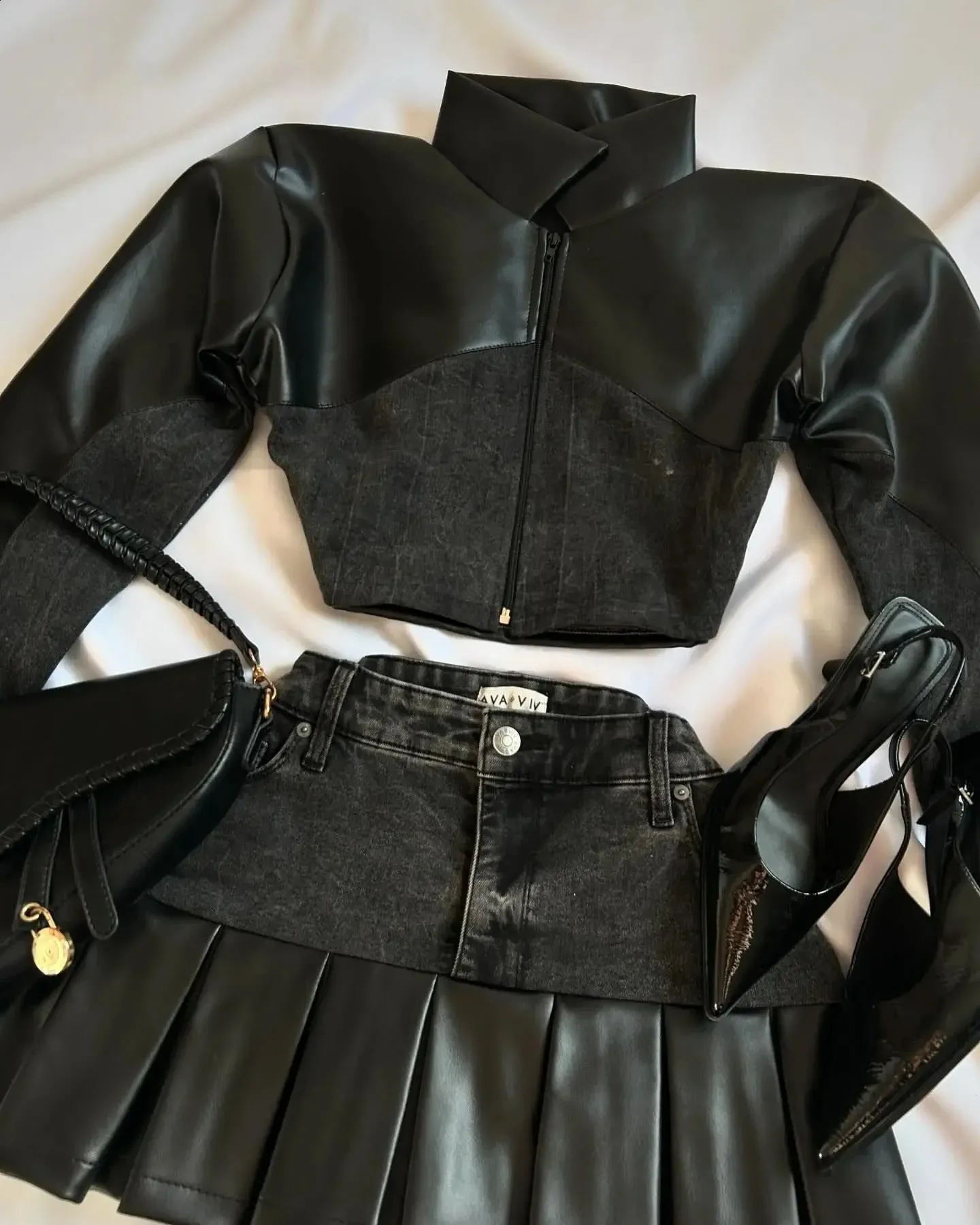 2点セット\"mannish\" leather jacket mini skirt O1CN01pOKEeO29aWfHmo27T__19668