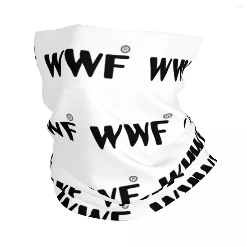 الأوشحة في جميع أنحاء العالم الصندوق WWF Bandana Neck Gaiter المطبوعة بالاكلافاس التفاف وشاح يركب الرؤوس الدافئة للرجال النساء البالغين التنفس