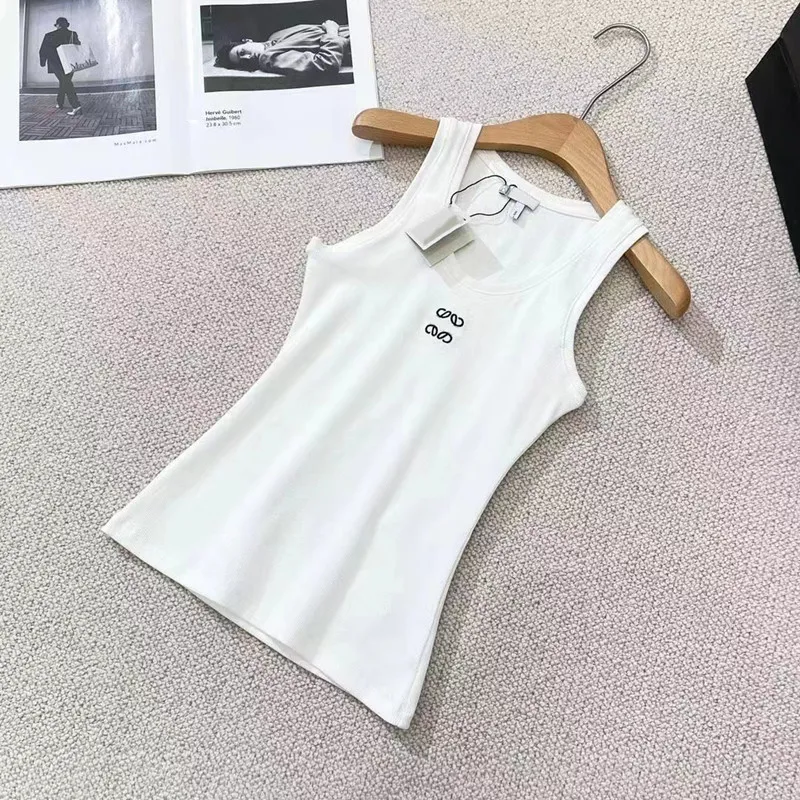 womens designer tanks top women tank tops designer tank top luxury vest camis pure cotton sleeveless tees fashionable letter embroidered knitted women