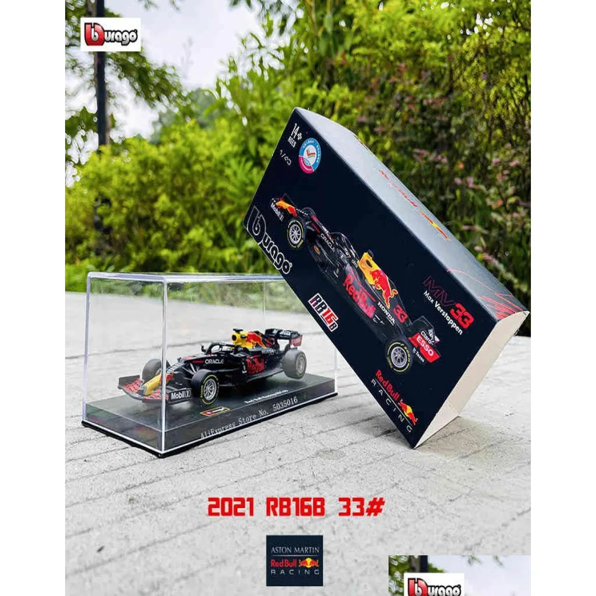 Electronic Pet Toys Racing Model Rb16B 33 Max Verstappen Scale 1432021 F1 Alloy Car Toy Collection Gifts2217258 Drop Delivery Gifts No Otfdl