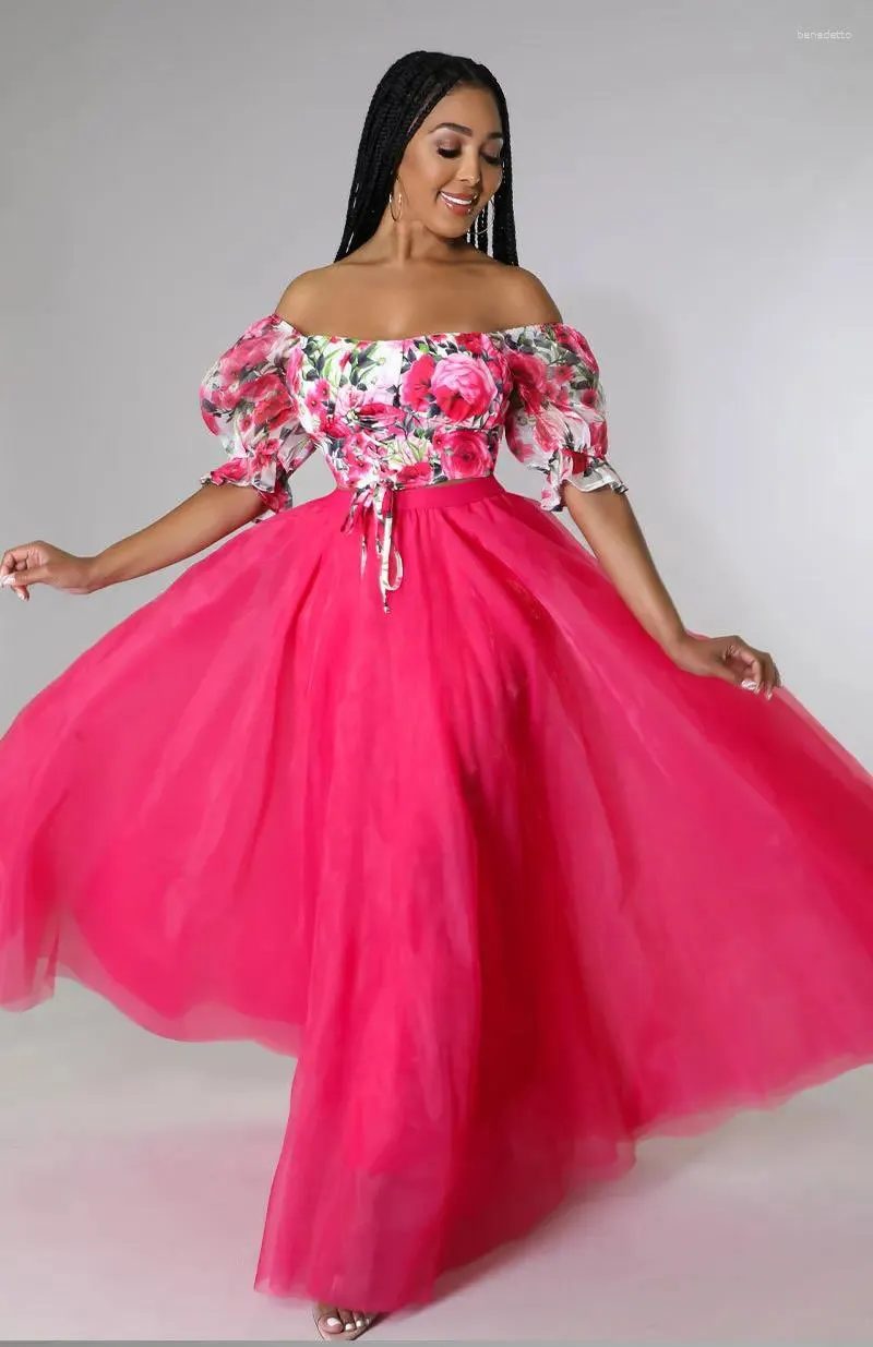 Jupes Fashion haute taille couture en tulle lame