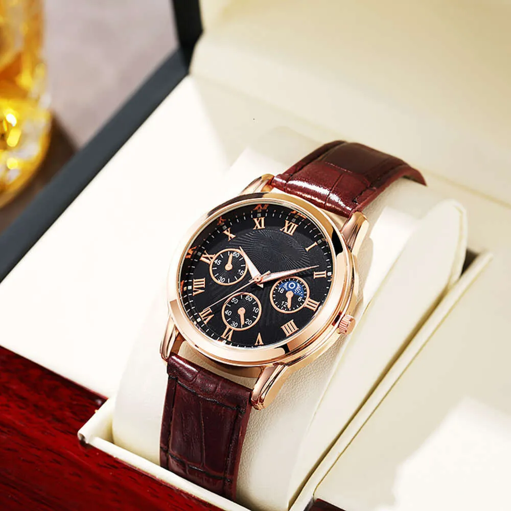 2024 Tiktok Live Versatile Fashion High Grade Quartz Three Eye Men's Watch