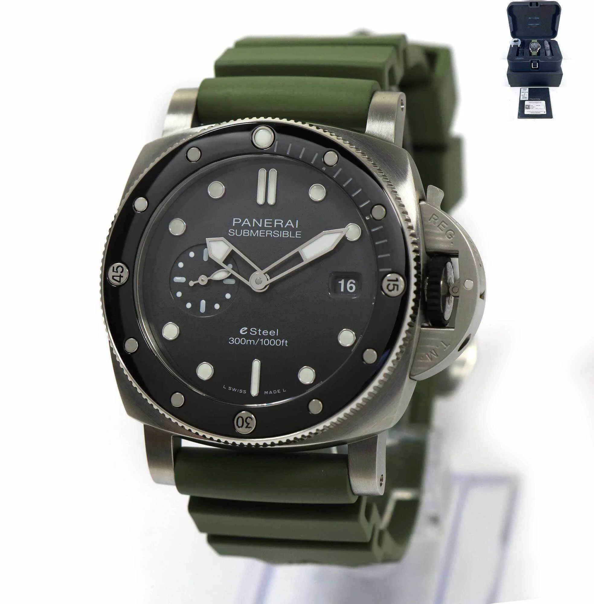 Panerai Luminor Submersible Quarantaquattro Grigio Roccia PAM01288 44MM Box Pape