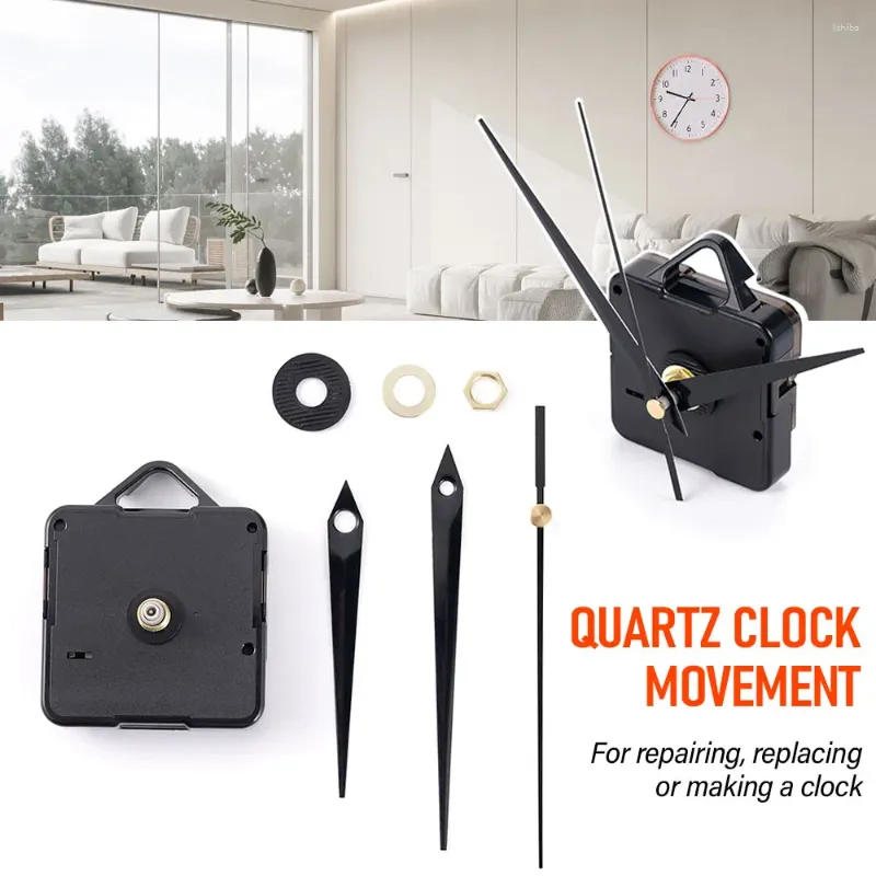 ساعات الحائط 6168 طراز Quartz Clock Movement Most Mexuism Mechanism Kit Health Pointer President Apelation Tool Parts DIY