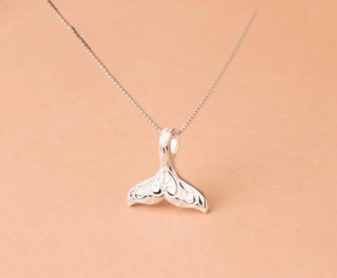 Colliers pendants Design Animal Fashion Femmes Collier baleine Tail Poisson Nautical Charmaid Sirène Elegant Bijoux Girls Collares1841008