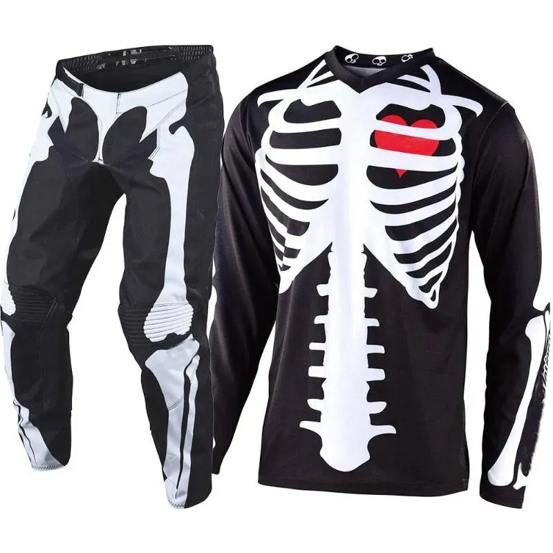 Apparel 2020 Limited Edition Skully ATV Dirt Bike Jersey и Pant Motocross Gear Set MX Moto наборы Supercross Enduro Jersey Set Gloves m