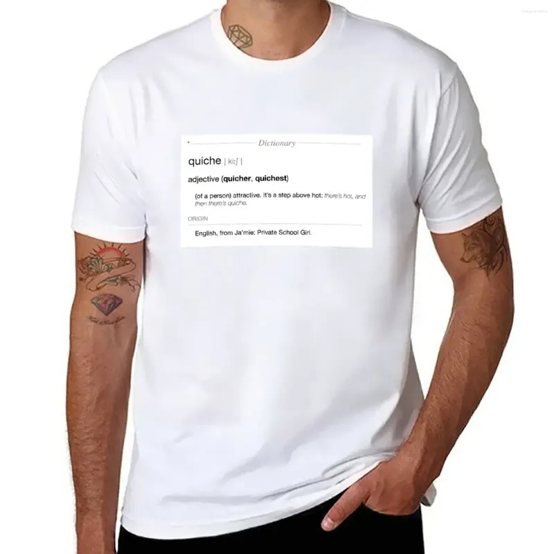 Polos masculine Ja'mie King: T-shirt de définition de quiche surdimensionne les coutumes concevez le vôtre pour un garçon masculin vintage t-shirts