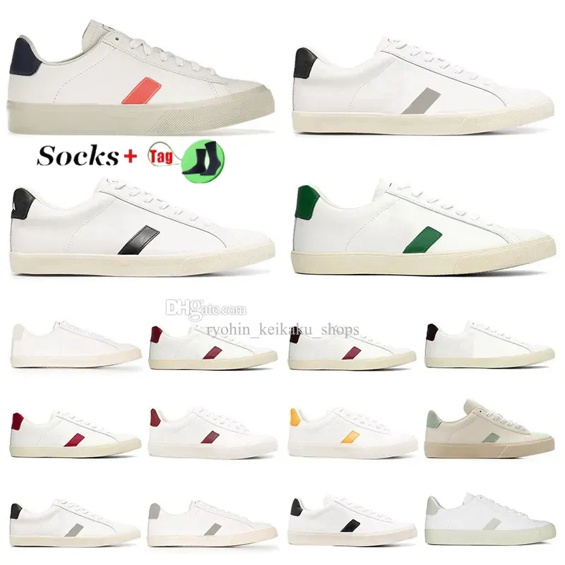 Womens Shoes Designer Vja French Brazil White Black Blue Grey Green Red Orang Womens Mens Fashion Luxury Shoes Plate-forme Sneakers Woman Trainers