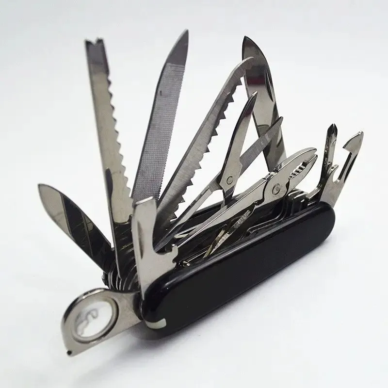 Mini Swiss Fold Army EDC Knife EDC Sopravvivere a tasca Camp Strumento per esterno